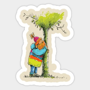 Rooted in Love: Earth Day 2024 Tree Hugger Sticker